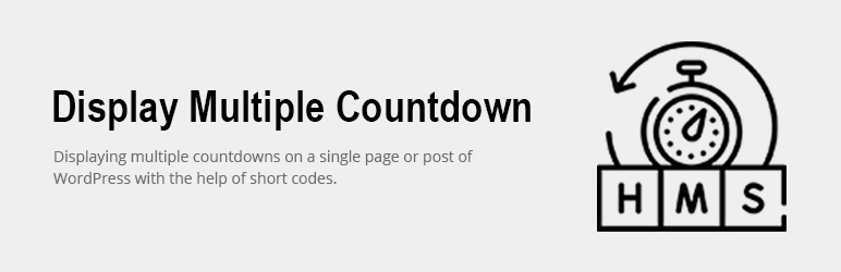 Display Multiple Countdown Preview Wordpress Plugin - Rating, Reviews, Demo & Download