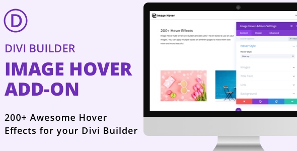 Divi Builder Image Hover Add-on Preview Wordpress Plugin - Rating, Reviews, Demo & Download