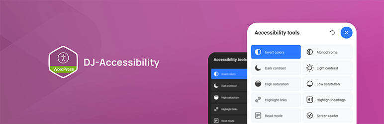 DJ-Accessibility – Accessibility Plugin Preview - Rating, Reviews, Demo & Download