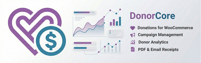 DonorCore – Donations For WooCommerce Preview Wordpress Plugin - Rating, Reviews, Demo & Download