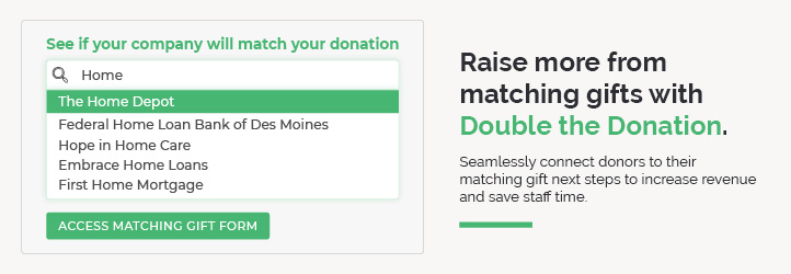 Double The Donation – A Workplace Giving Tool To Help Your Fundraising Efforts Preview Wordpress Plugin - Rating, Reviews, Demo & Download