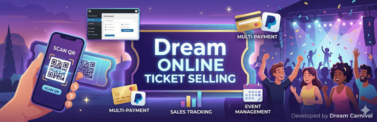 Dream Online Ticket Selling Preview Wordpress Plugin - Rating, Reviews, Demo & Download