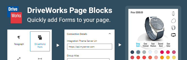 DriveWorks Block – Form Embed Preview Wordpress Plugin - Rating, Reviews, Demo & Download