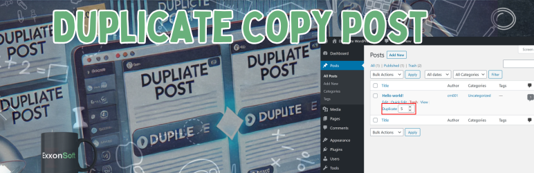 Duplicate Copy Post Preview Wordpress Plugin - Rating, Reviews, Demo & Download