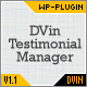 DVin – Testimonials Manager Wordpress Plugin