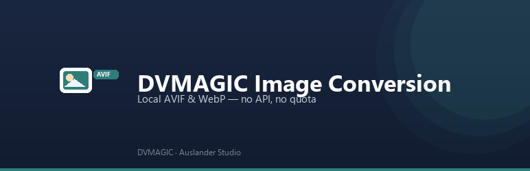 DVMAGIC Local Image Conversion For AVIF And WebP Preview Wordpress Plugin - Rating, Reviews, Demo & Download