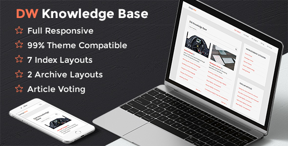 DW Knowledge Base Pro – Wordpress Plugin Preview - Rating, Reviews, Demo & Download