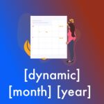 Dynamic Month & Year Into Posts