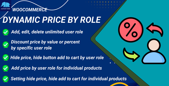 Dynamic Price By Role User For WooCommerce Preview Wordpress Plugin - Rating, Reviews, Demo & Download