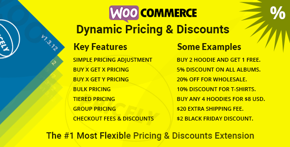 Dynamic Pricing & Discounts For WooCommerce Preview Wordpress Plugin - Rating, Reviews, Demo & Download