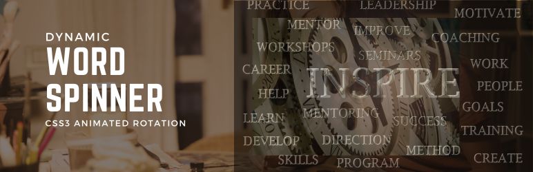 Dynamic Word Spinner: CSS3 Animated Rotation Preview Wordpress Plugin - Rating, Reviews, Demo & Download