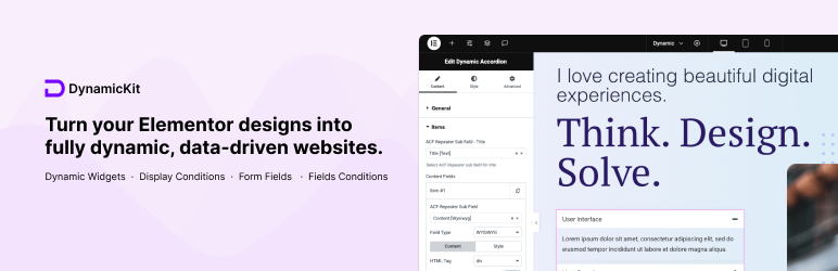 DynamicKit For Elementor Preview Wordpress Plugin - Rating, Reviews, Demo & Download