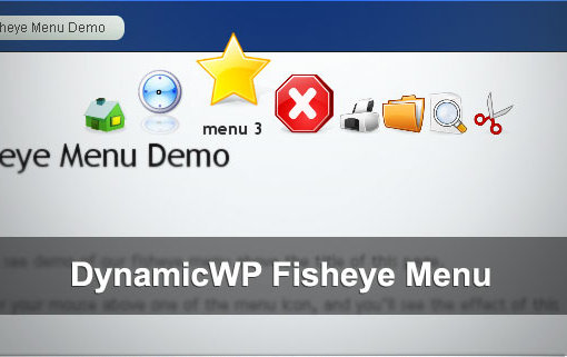 DynamicWP Fisheye Menu Preview Wordpress Plugin - Rating, Reviews, Demo & Download
