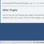 DynamicWP Running RSS