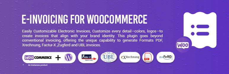 E-Invoicing For WooCommerce Preview Wordpress Plugin - Rating, Reviews, Demo & Download