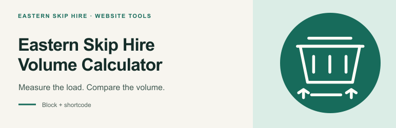 Eastern Skip Hire Volume Calculator Preview Wordpress Plugin - Rating, Reviews, Demo & Download