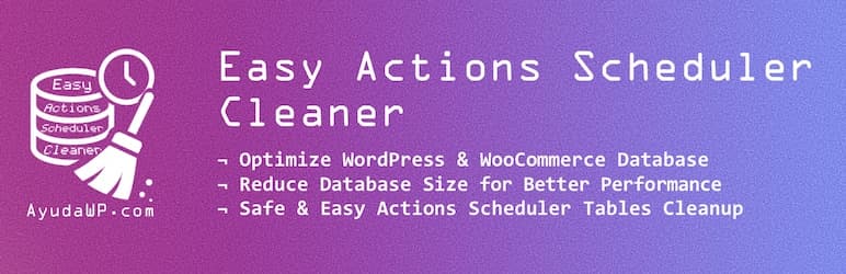 Easy Actions Scheduler Cleaner By AyudaWP Preview Wordpress Plugin - Rating, Reviews, Demo & Download