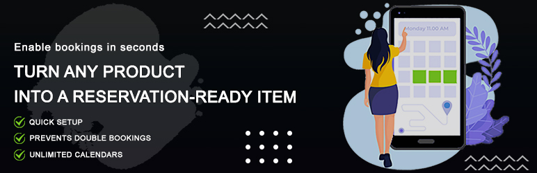 Easy Booking Calendar For WooCommerce Preview Wordpress Plugin - Rating, Reviews, Demo & Download