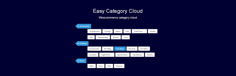 Easy Category Cloud Preview Wordpress Plugin - Rating, Reviews, Demo & Download
