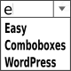 Easy Comboboxes – WordPress Plugin