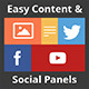 Easy Content & Social Panels For Visual Composer