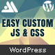 Easy Custom JS And CSS – WordPress Customization