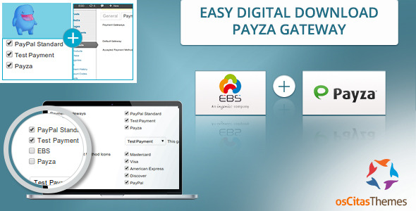 Easy Digital Download Payza & EBS Payment Gateways Preview Wordpress Plugin - Rating, Reviews, Demo & Download
