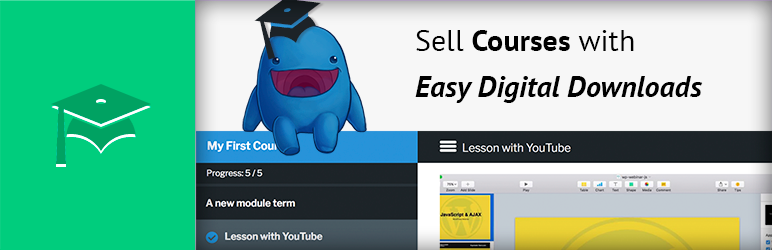 Easy Digital Downloads – Courses Preview Wordpress Plugin - Rating, Reviews, Demo & Download