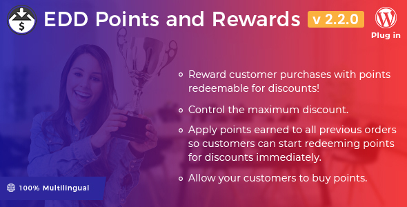 Easy Digital Downloads – Points And Rewards Preview Wordpress Plugin - Rating, Reviews, Demo & Download