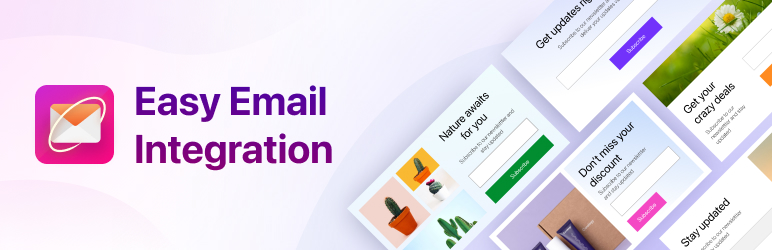 Easy Email Integration – Connect Forms With MailChimp, Sendinblue, GetResponse, FluentCRM, ActiveCampaign, Etc Using Block Editor & Elementor Preview Wordpress Plugin - Rating, Reviews, Demo & Download