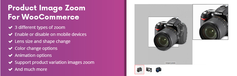 Easy Product Image Zoom For WooCommerce Preview Wordpress Plugin - Rating, Reviews, Demo & Download