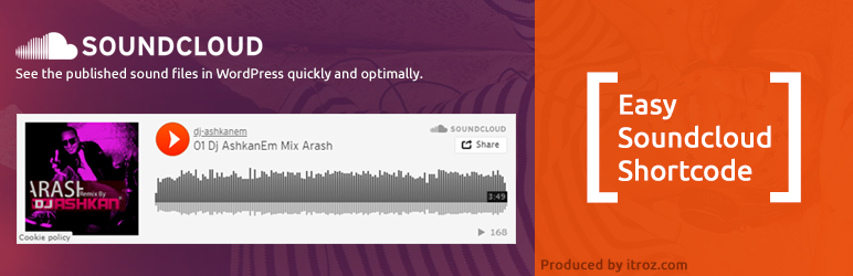 Easy Soundcloud Shortcode Preview Wordpress Plugin - Rating, Reviews, Demo & Download