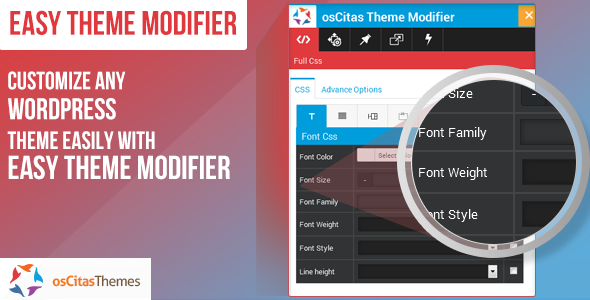 Easy Theme Modifier Preview Wordpress Plugin - Rating, Reviews, Demo & Download