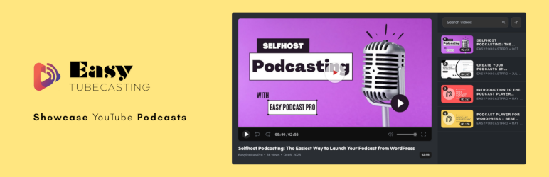 Easy TubeCasting Preview Wordpress Plugin - Rating, Reviews, Demo & Download