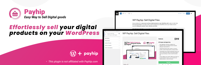 Easy Way To Sell Digital Goods With Payhip Preview Wordpress Plugin - Rating, Reviews, Demo & Download