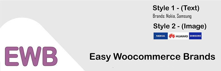 Easy Woocommerce Brands Preview Wordpress Plugin - Rating, Reviews, Demo & Download