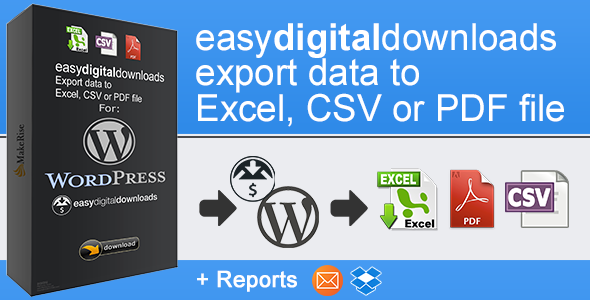 EasyDigitalDownloads Export Preview Wordpress Plugin - Rating, Reviews, Demo & Download