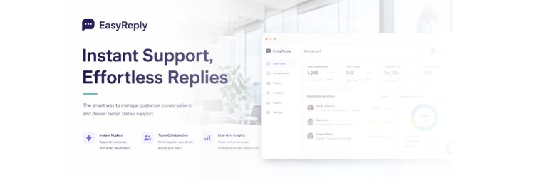 EasyReply Preview Wordpress Plugin - Rating, Reviews, Demo & Download