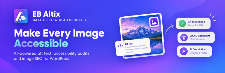 Ebaltix – Alt Text Audit And AI Alt Text Preview Wordpress Plugin - Rating, Reviews, Demo & Download
