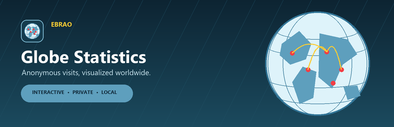 Ebrao_globe_statistics Preview Wordpress Plugin - Rating, Reviews, Demo & Download