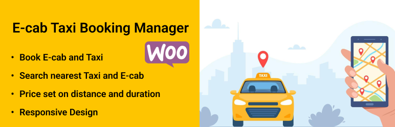 Ecab Taxi Booking Manager For WooCommerce Preview Wordpress Plugin - Rating, Reviews, Demo & Download