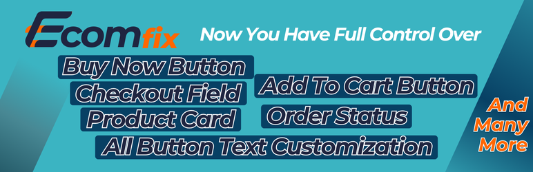EcomFix Preview Wordpress Plugin - Rating, Reviews, Demo & Download