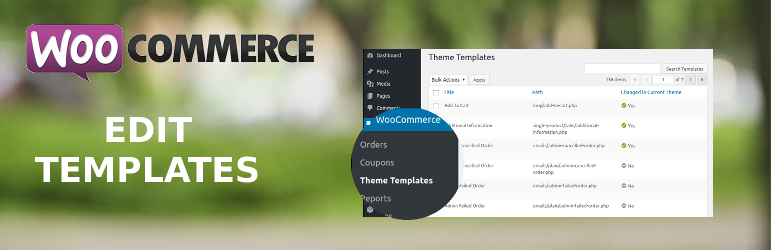 Edit WooCommerce Templates Preview Wordpress Plugin - Rating, Reviews, Demo & Download