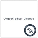 Editor Cleanup For Oxygen