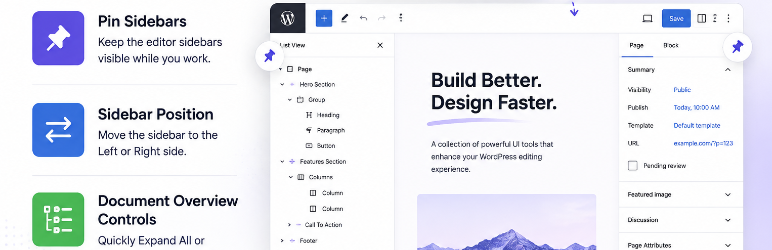 Editor UI Tools Preview Wordpress Plugin - Rating, Reviews, Demo & Download
