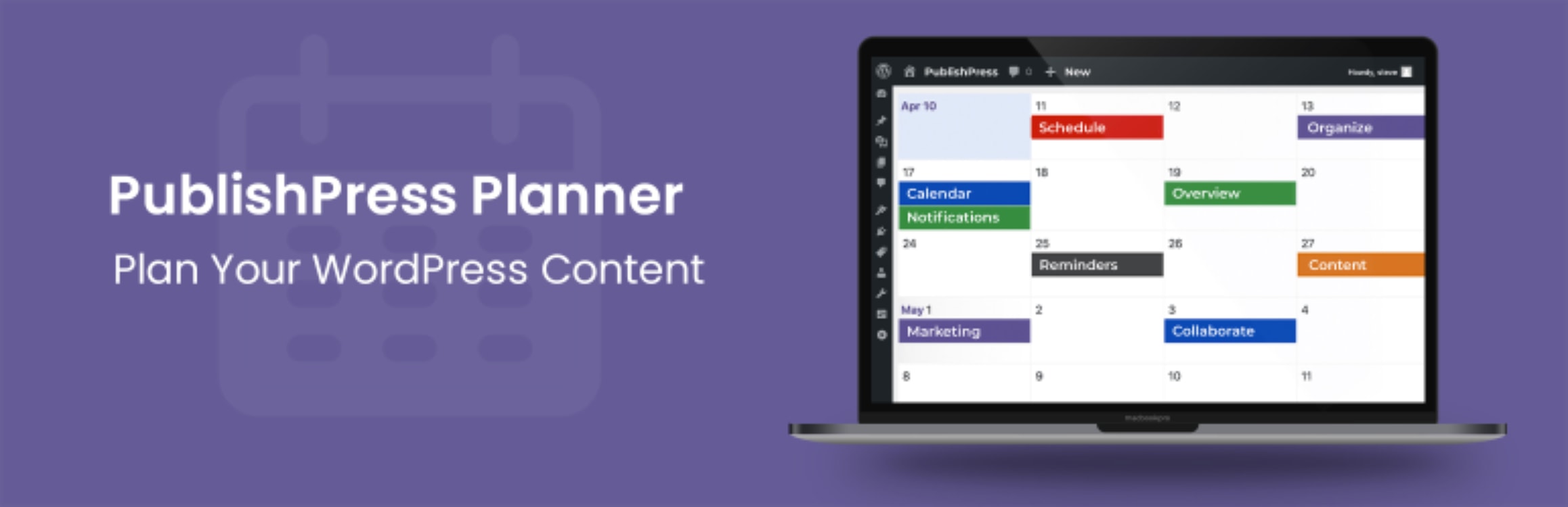 Editorial Calendar And Marketing Content Overview – PublishPress Planner Preview Wordpress Plugin - Rating, Reviews, Demo & Download