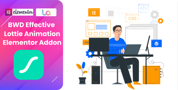 Effective Lottie Animation Addon For Elementor Preview Wordpress Plugin - Rating, Reviews, Demo & Download