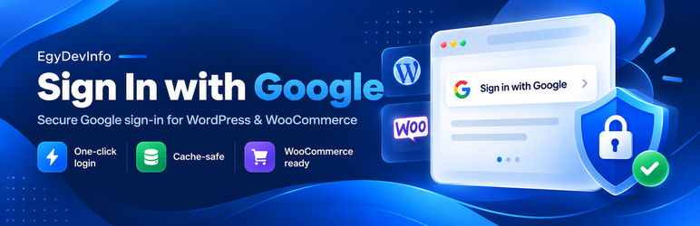 EgyDevInfo Sign In With Google Preview Wordpress Plugin - Rating, Reviews, Demo & Download