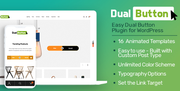 Eight Degree Dual Buttons Preview Wordpress Plugin - Rating, Reviews, Demo & Download