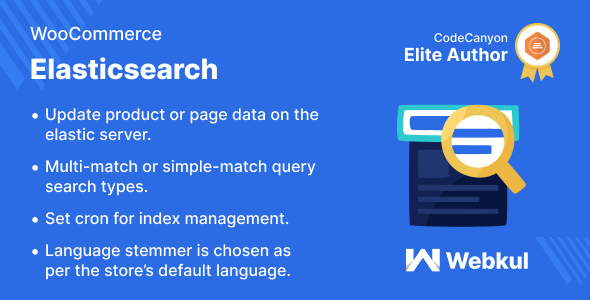 Elasticsearch For WooCommerce Preview Wordpress Plugin - Rating, Reviews, Demo & Download